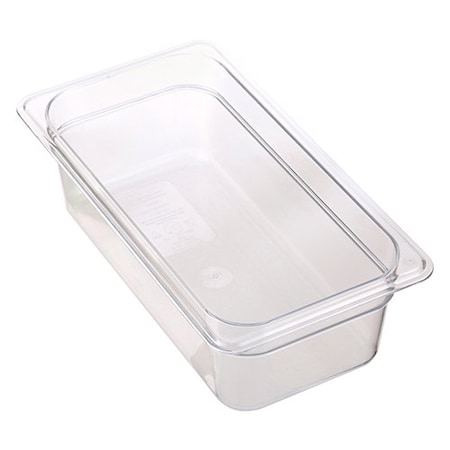 Carlisle Foodservice Pan, Food Third, 4inD, Clear 3066107